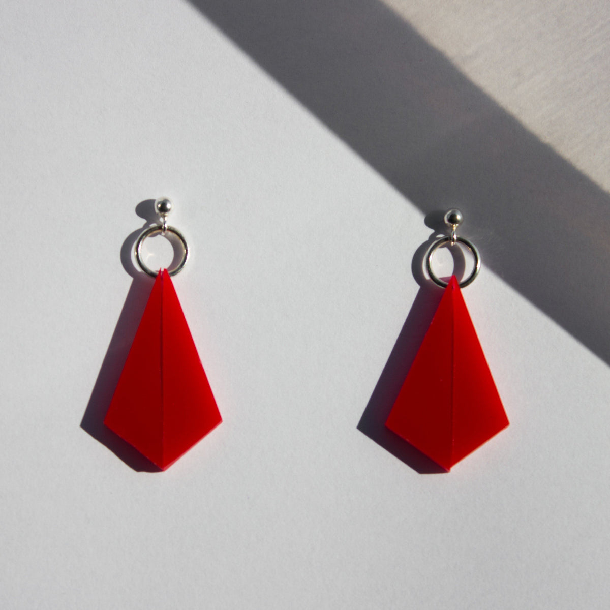Earrings - Kahuku - Red